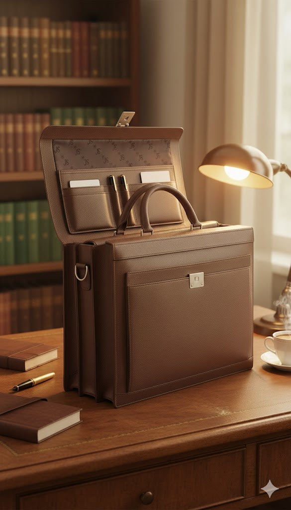 Tork Pure Cow Leather Laptop/File Bag