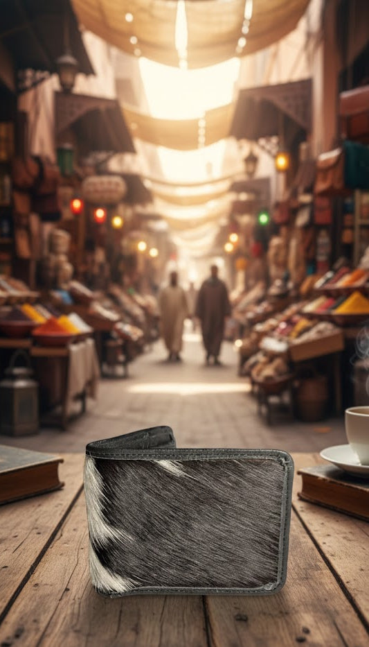 Signature Cow Fur Wallet