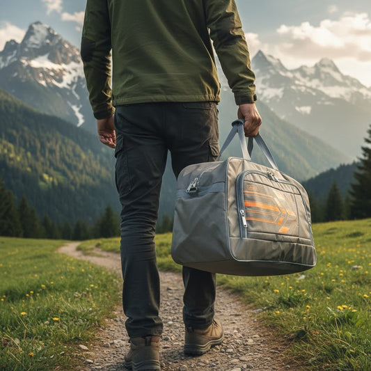 Upright (Fabric) Duffel Travel Bag