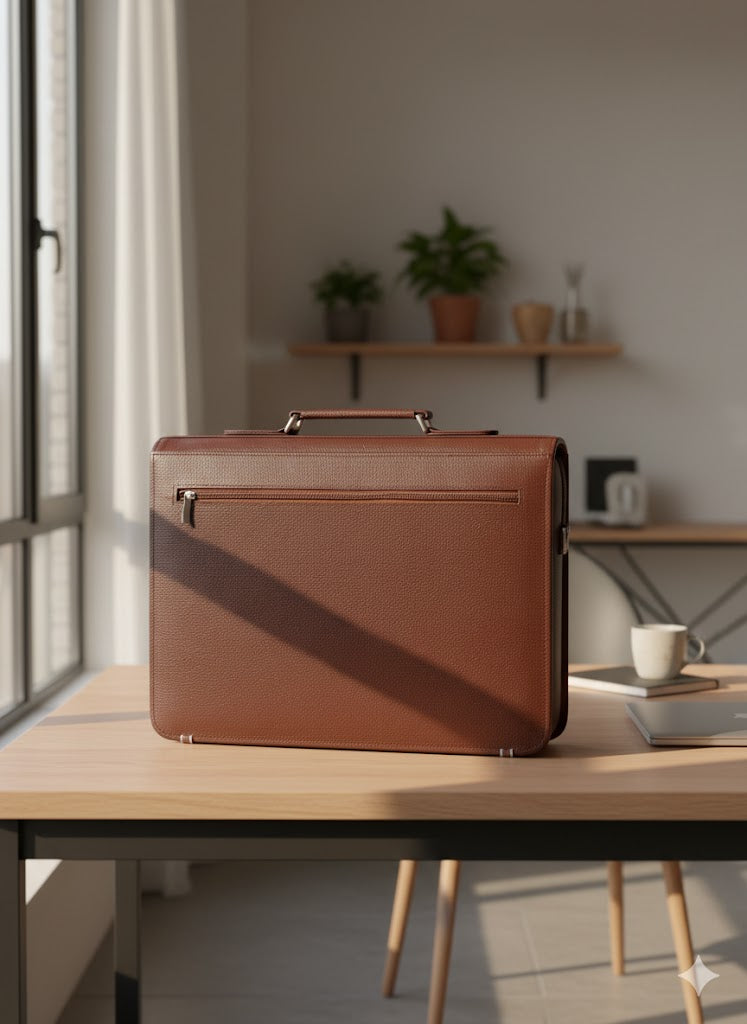 Tork Pure Cow Leather Laptop/File Bag