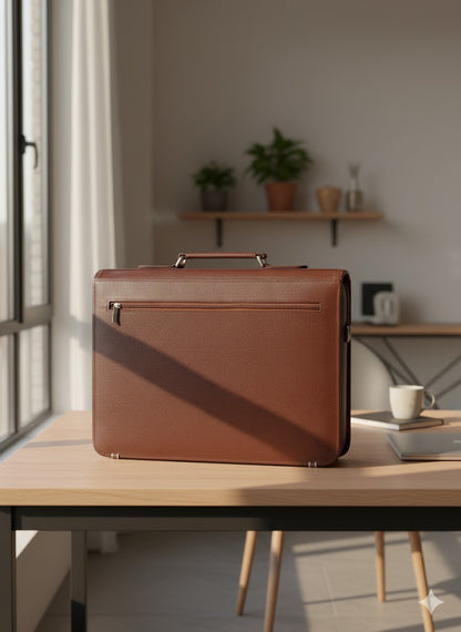 Tork Pure Cow Leather Laptop/File Bag