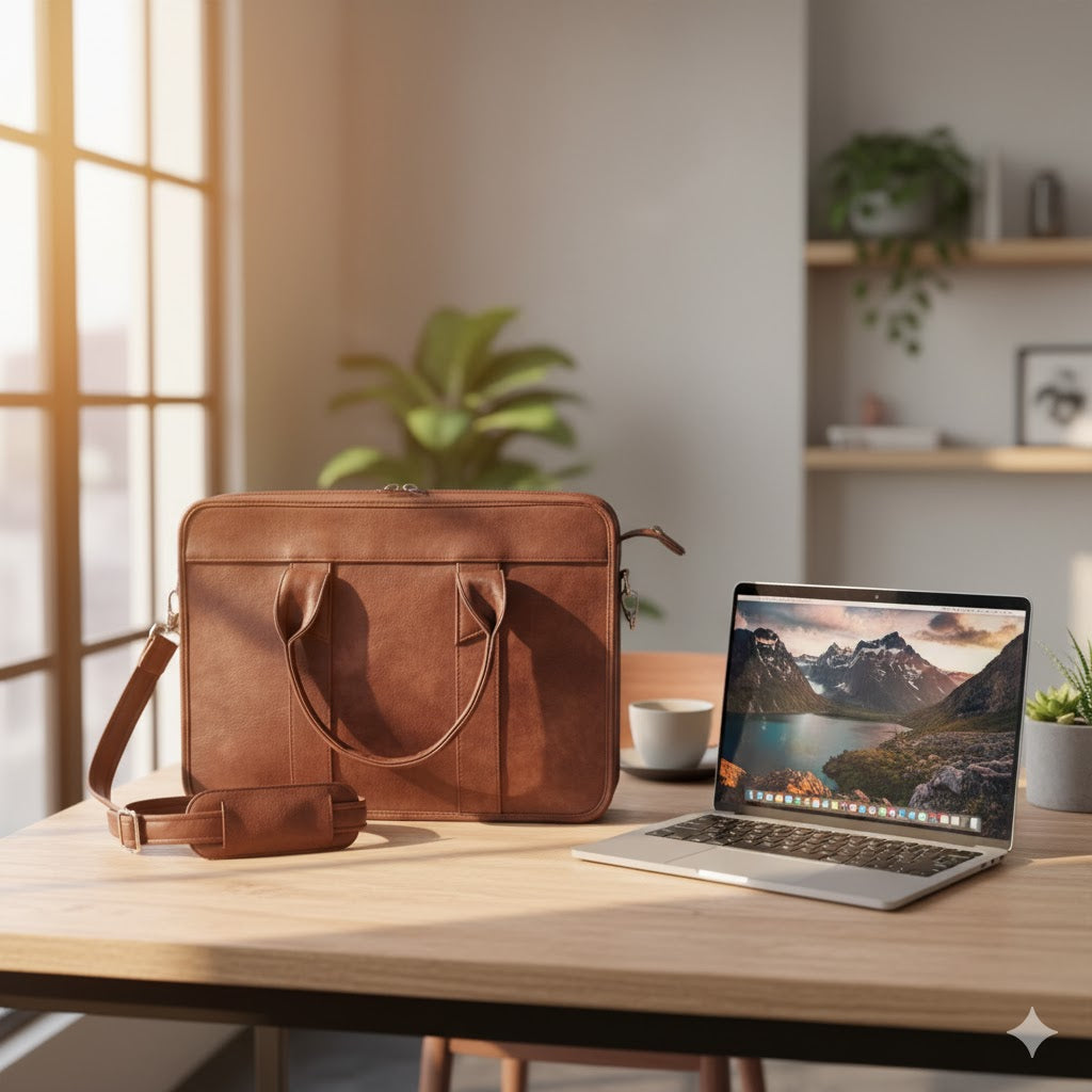 Tork Elite Leatherette Laptop/File Bag