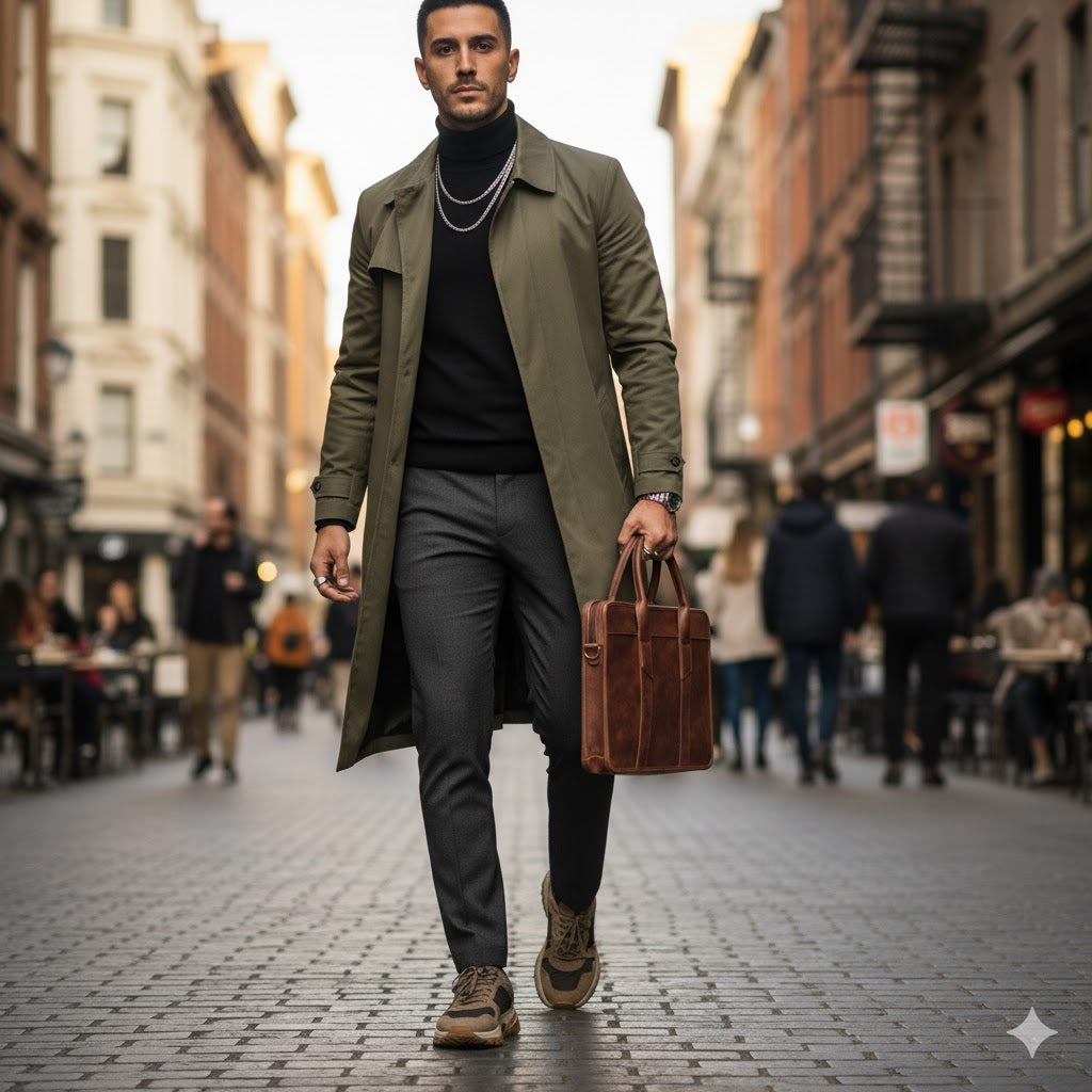 Tork Elite Leatherette Laptop/File Bag