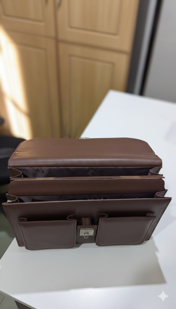 Tork Pure Cow Leather Laptop/File Bag