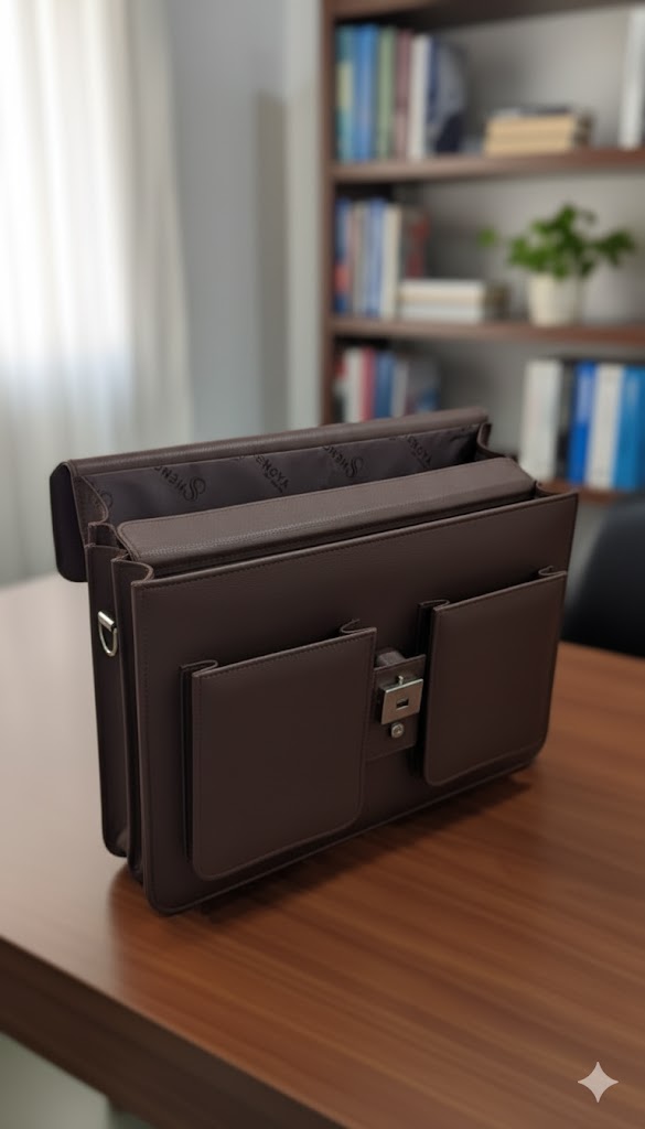 Tork Pure Cow Leather Laptop/File Bag