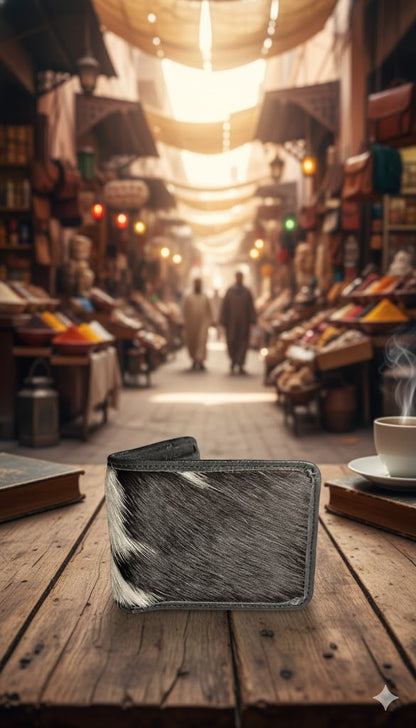 Signature Cow Fur Wallet