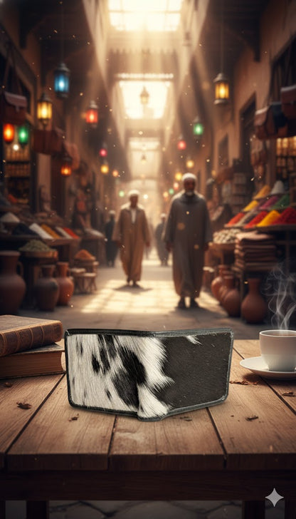 Signature Cow Fur Wallet