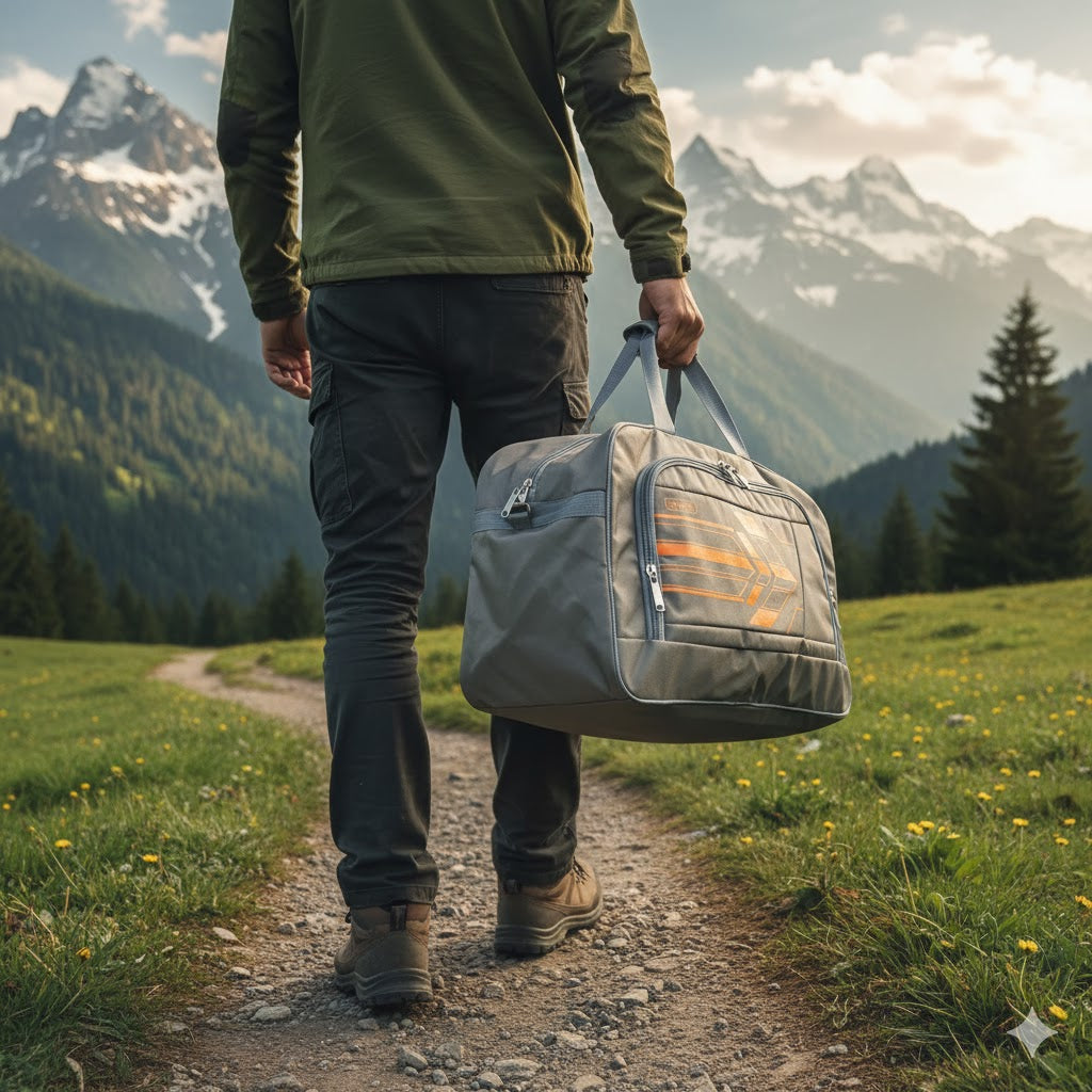 Upright (Fabric) Duffel Travel Bag